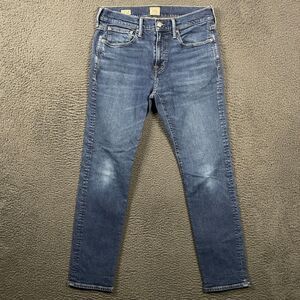 J Crew Jeans Mens 32x30 Blue 484 Slim Fit Dark Wash Denim Stretch